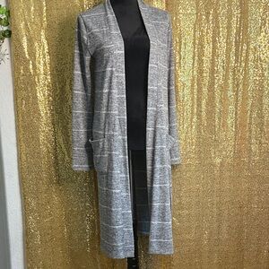 Abercrombie & Fitch Gray Long Cardigan